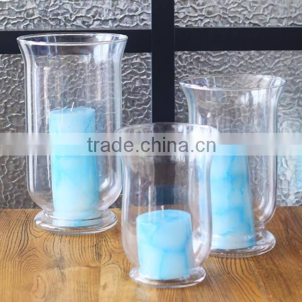 home decorative bulk wine glass votive hurricane candle holder