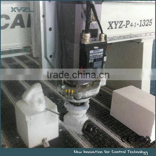 4 axis 3d cutter milling cnc router for foam mdf wood plastic aluminium