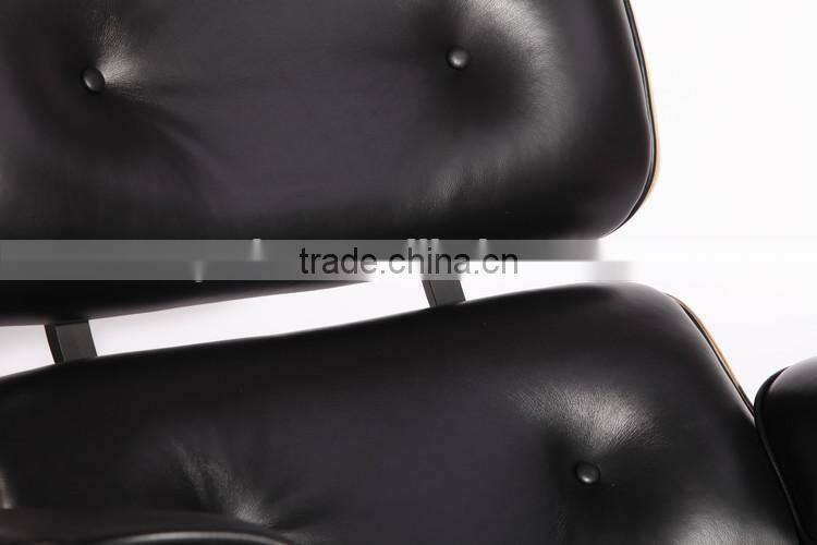 China manufacturer best selling replica charles emes chair lounge with footrest
