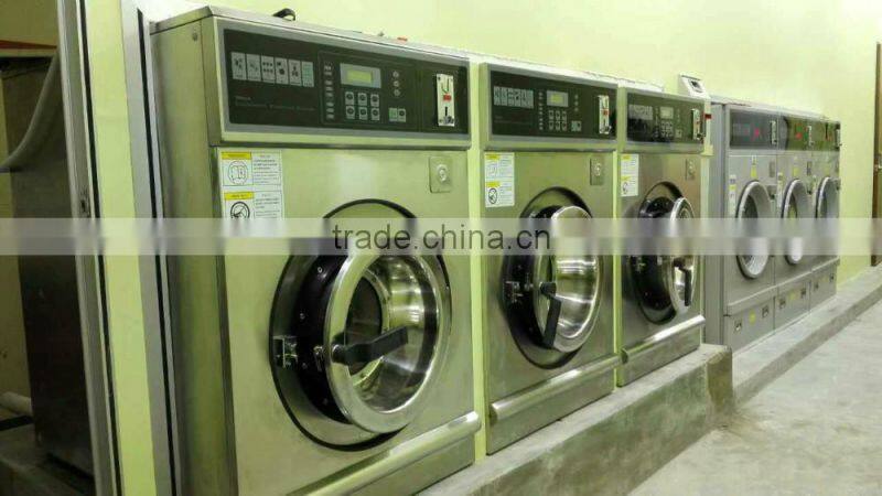 High quality 8kg, 10kg, 12kg Promotional commercial coin laundry washing machines/coin operated washer dryer price