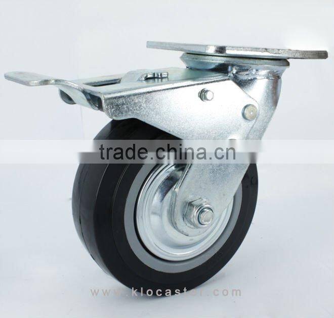 Shopping trolley wheel swivel caster