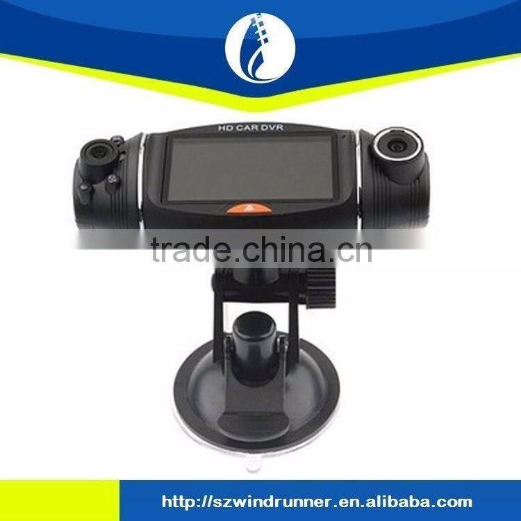 Dual lens HD wide angle Car DVR driving video recorder manual mini car camera hd dvr
