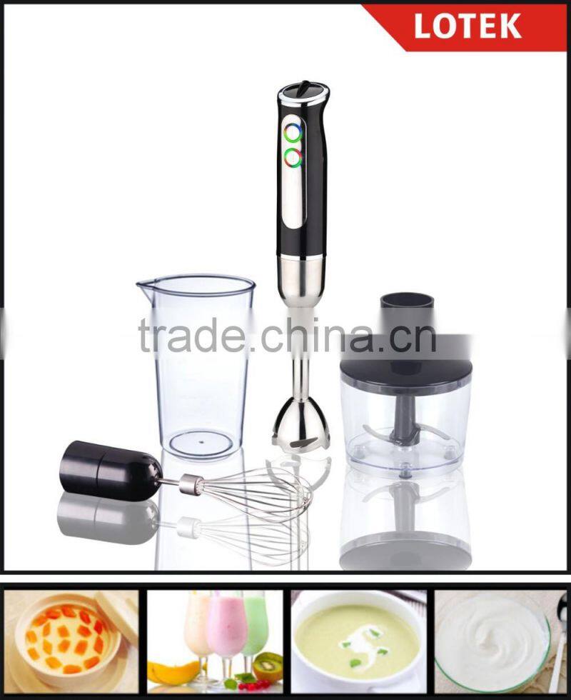 colorful LED light smoothie blender best food processor