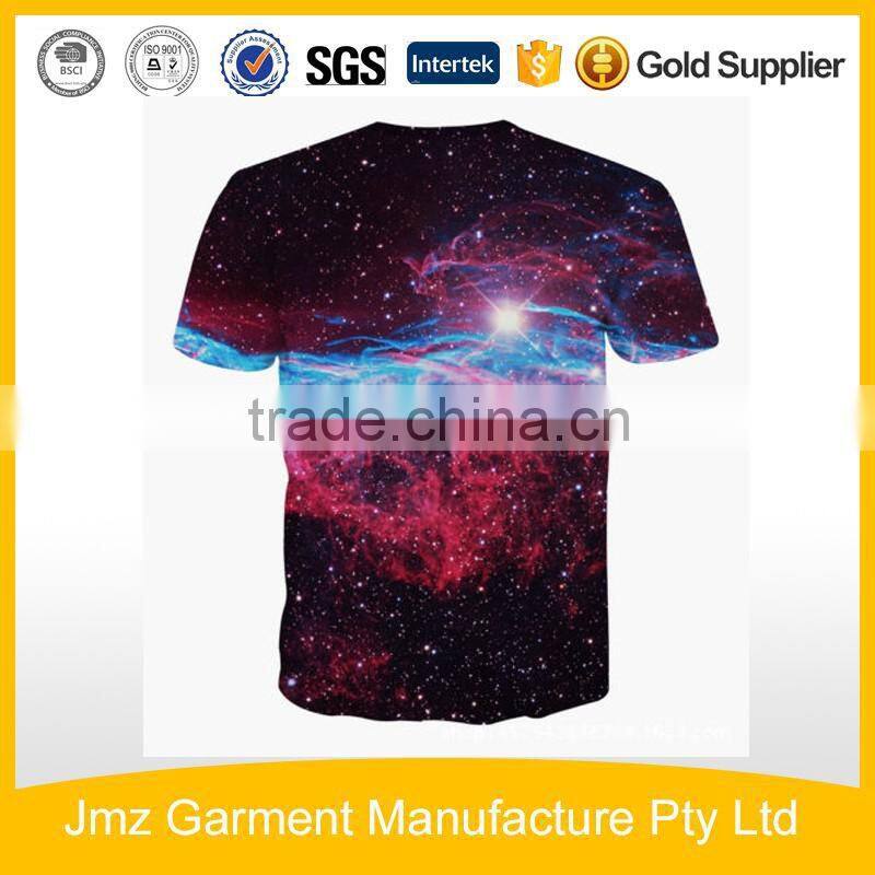 Custom 3D Print T-shirt mens clothing garment manufacturer