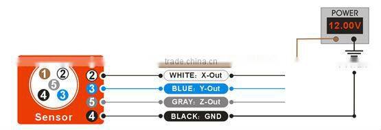3 Axis Vibration Sensor Analog Output Competitive Price