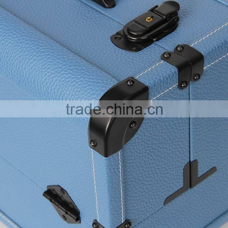 Hot sale Multifunction Blue Odm Portable Make up Case