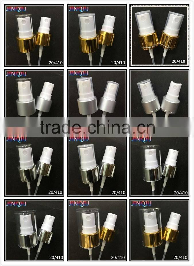 20/410 plastic micro sprayer fine mist sprayer with silvery plating