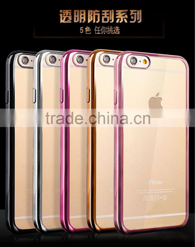 Shockproof Mobile Phone Case Electroplating TPU Case for Note 7, New Design Phone Case for Note 7