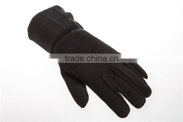 XTY Adjustable Men's Motorcycle Gloves for Winter Fleece Blocks Wind Waterproof Anti-slip with Zipper Sport/Driving/Ski/Bike
