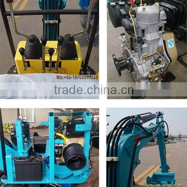 rubber track mini excavator/ 0.8 ton mini excavator / mini crawler excavator