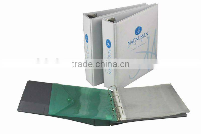 2014 Newest office pu A4 leather ring file folder