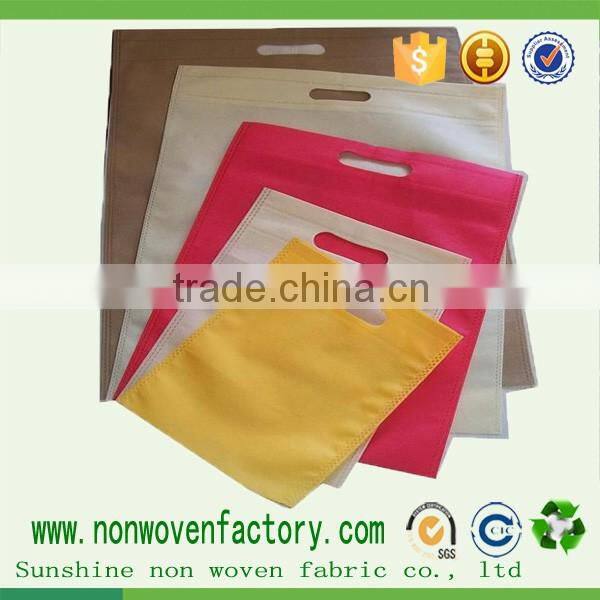 PP nonwoven 80gsm to Die-cut handle shopping bag