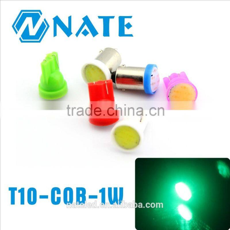 High quality car led light 12V 1W Led Bulb T10 Cob T5 T11 T15