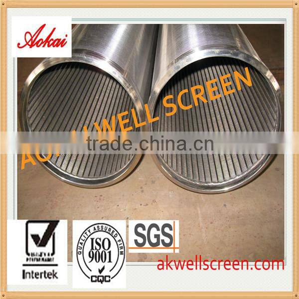 AOKAI stainless steel wedge wire screens/johnson type well screen 2013 new product