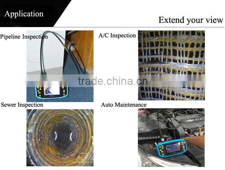 Rechargeable battery IP67 waterproof 5.5mm video and recording borescope for promotion