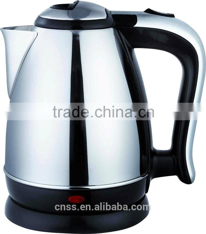 high grade daily home and business use luxury stainless steel electric kettle tea kettle