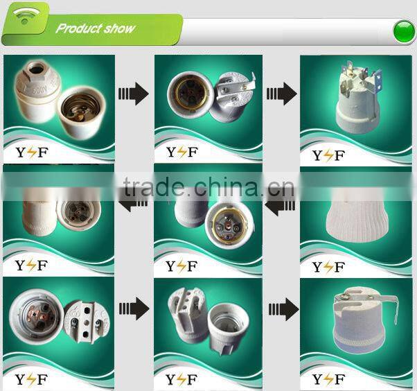 Matt patent ceramic e27 bulb holder