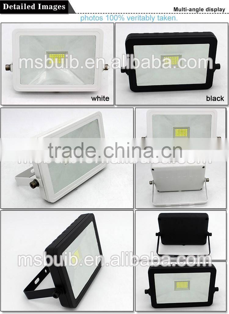 Haining newest LED flood lights for outdoor lighting slim SMD 30W IP65 waterproof TUV CE and RoHS approved