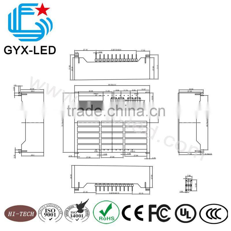 Good reliability ice blue color Custom Samsung Washing machine module Alphanumeric display
