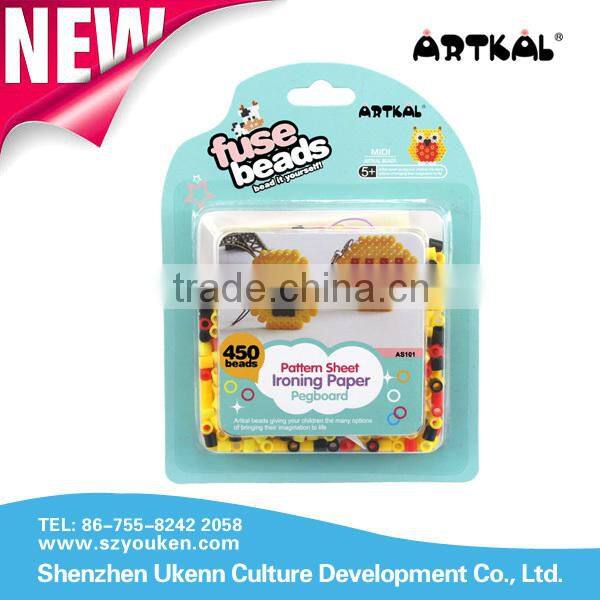 hot selling nontoxic educational toys AS101 hama beads magic diy perler beads