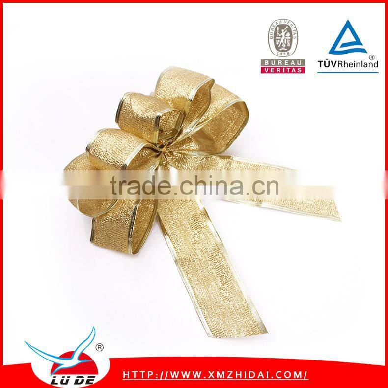 2015 large ribbon christmas bow,xmas holiday decoration fabric ribbon bows