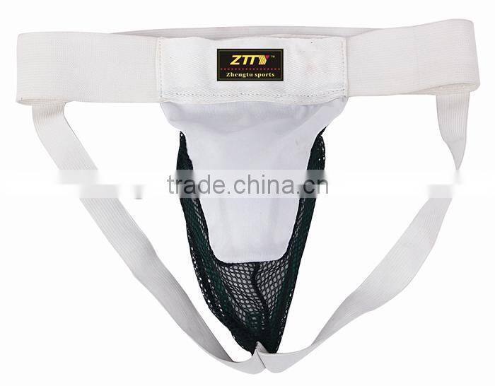 high quality elasticized karate groin pad protection