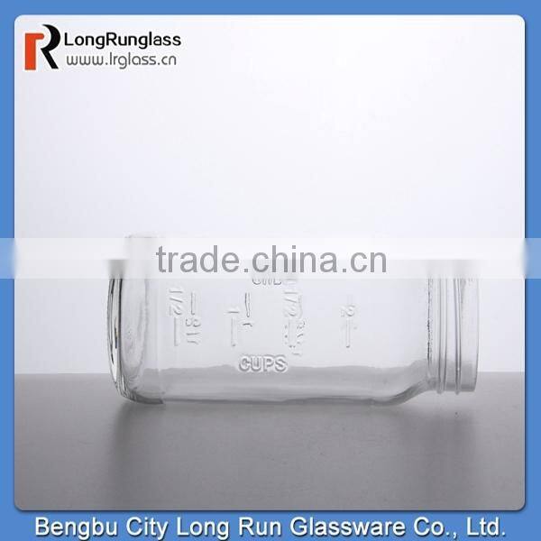 LongRun 23oz high quality and inexpensive glassware healthful glass jar made in China