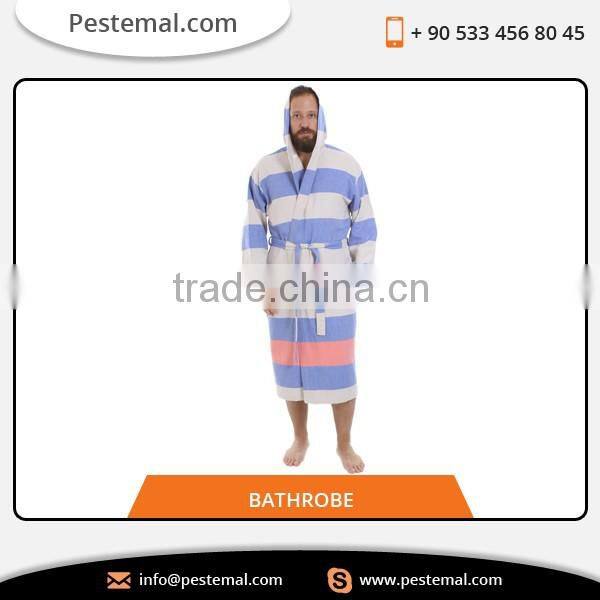Soft Cotton Exotic Design Mens Bathrobe at Exclusive Price