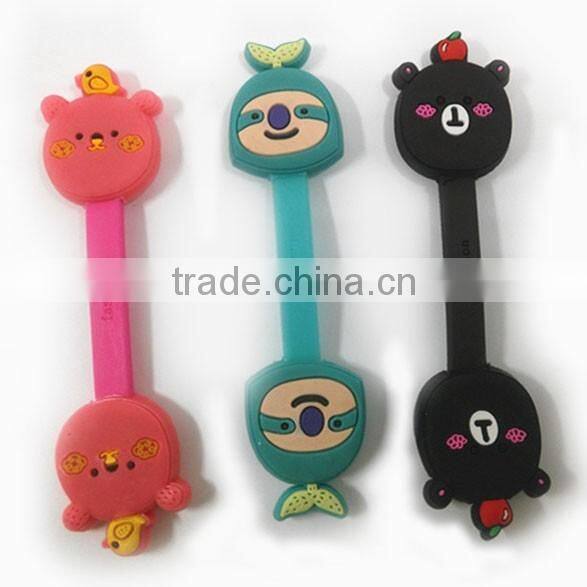 Yiwu Suppliers Cartoon Cute Earphone Soft PVC Coil winder