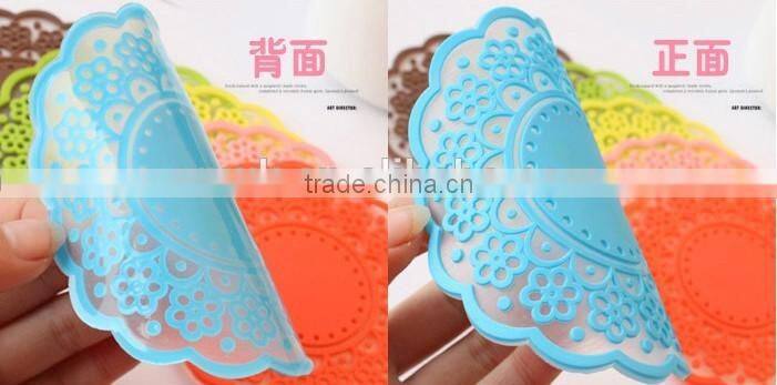 fashion silicone cup coaster