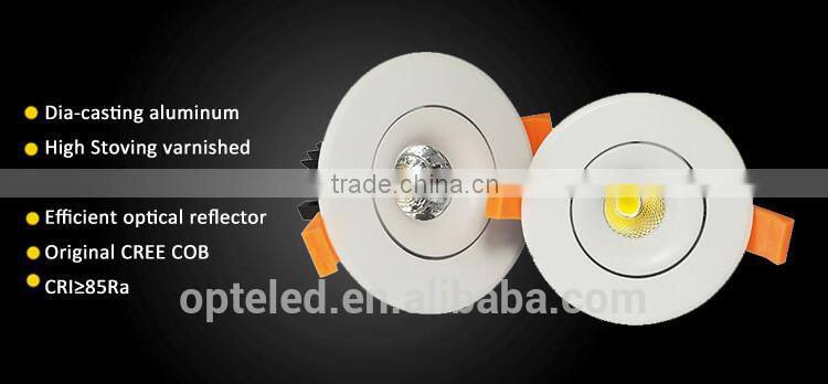 3.5 inch 15watt 16w 18 watts cob led downlight 3000K 4000K 5000k 6000K