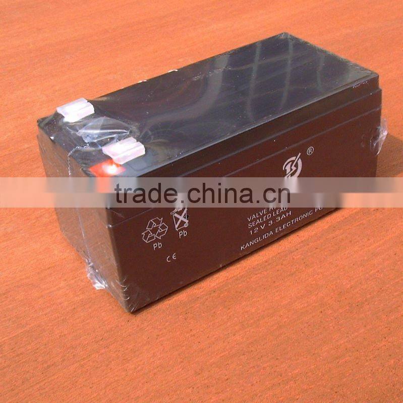 deep cycle 12 voltage sealed lead acid battery powered anti-theft alarm