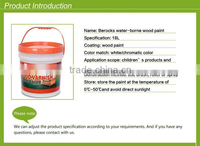 White matt Water Based Wood Paint