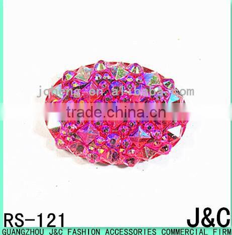 30*40 Sharp face oval resin stone
