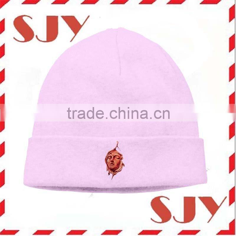 Custom wholesale merino wool beanie hat