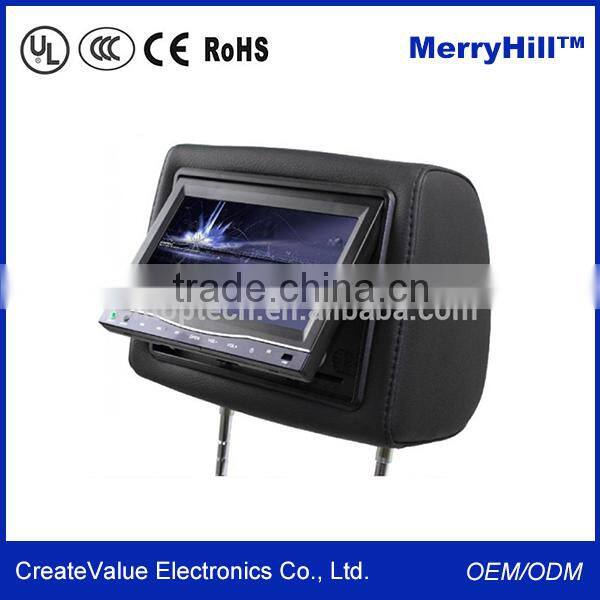 Wholesale New Technology 7 " 10 Inch LCD Taxi Headrest Video Advertising Screen