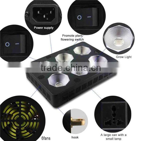 COB LED Grow Light, full specture 1200 watt led grow lights 200X6W Epistar Leds for Hydroponics/Plants Growing&Flowering