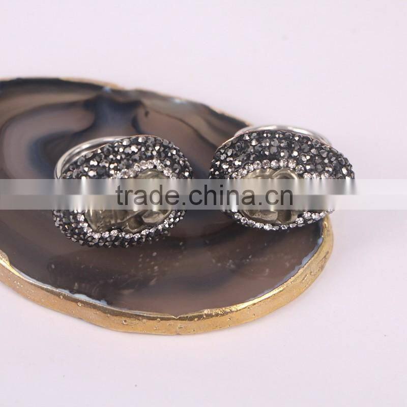 Pyrite Stone Rings, Bronze, Gem Carved Skull Pyrite Rings Metallic Stone Druzy Ring