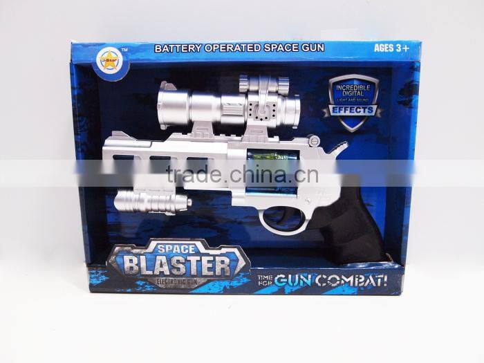 New toys B/O space gun with infrared for kids electronic gun