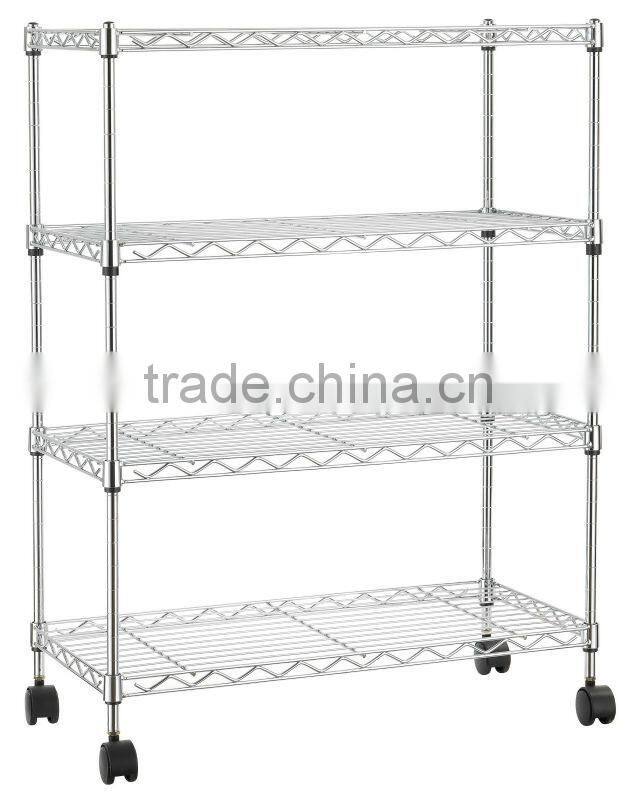 Chrome plate 3 Tier Storage Wire Rack