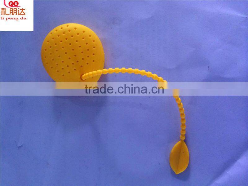 Fashion Leaf/flower shape Silicone Tea Infuser, Silicone Stainless Steel Tea strainer