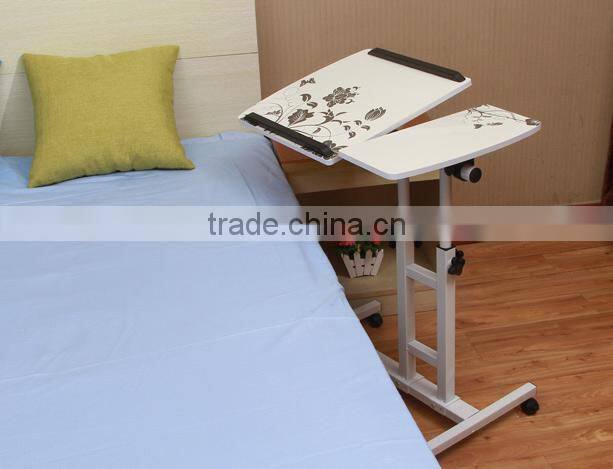 adjustable double tube metal computer holder laptop stand pc mount bracket rack