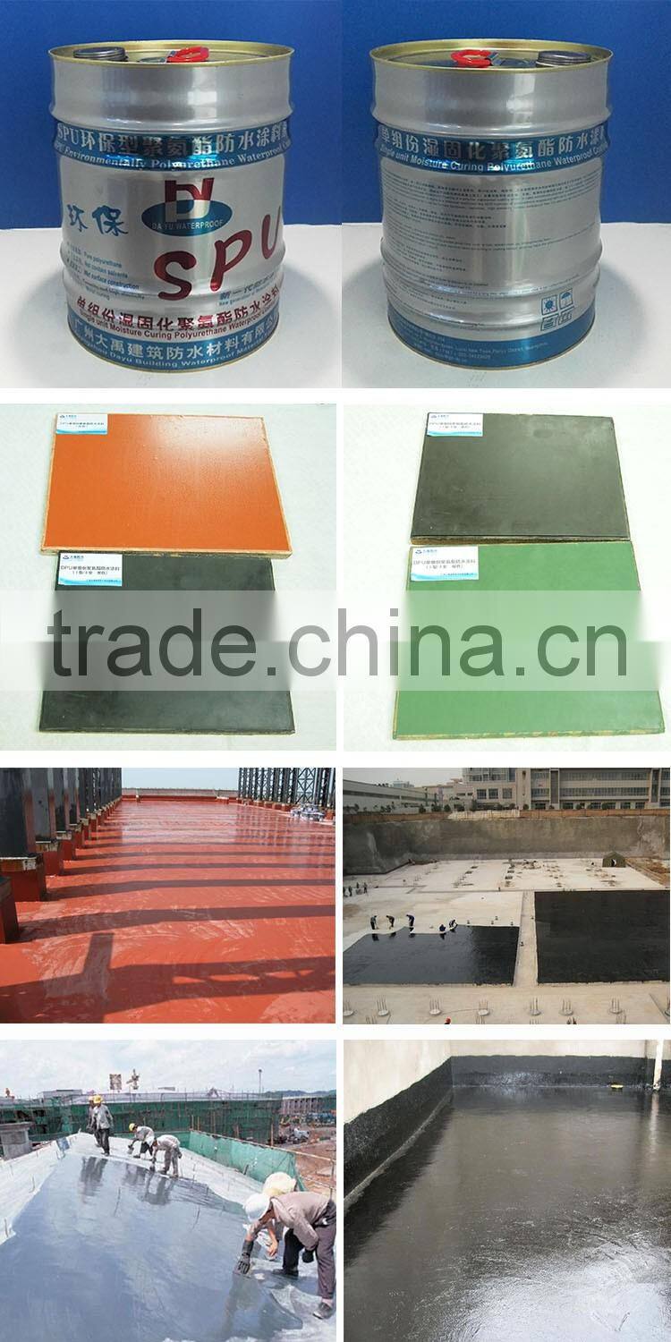 SPU Single Polymer Roof Waterproof Coating / Paint