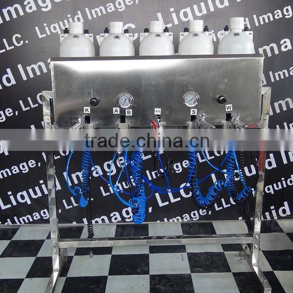 silver spray on chrome plating machine for small workshop