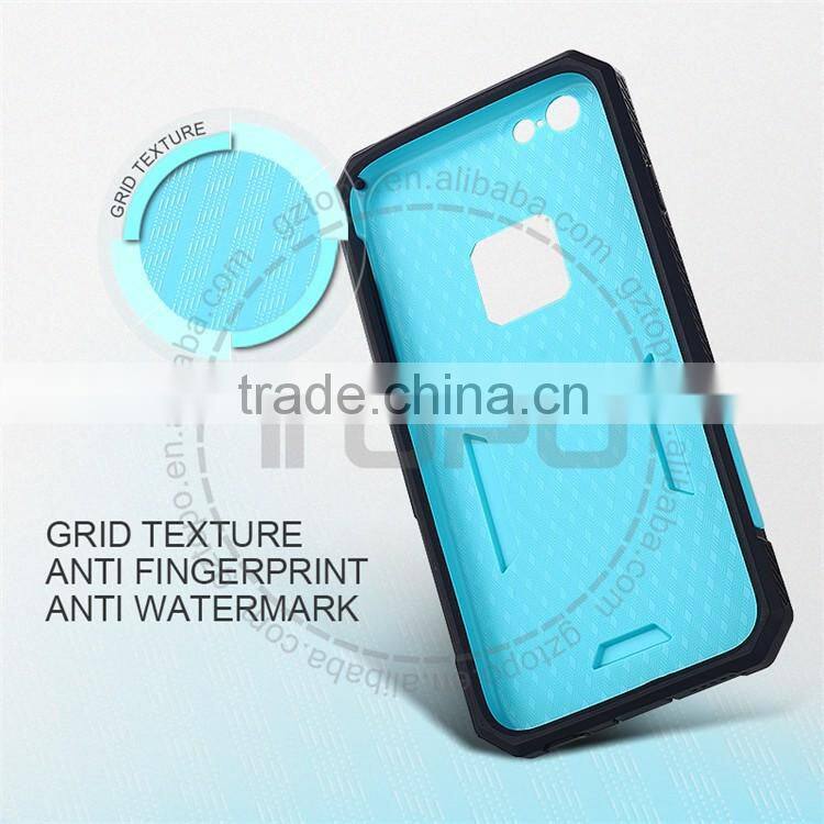 Newest 2 in 1 pc tpu phone cover Shockproof Phone Case Cover plastic Armor phone case for iphone 6 6s plus