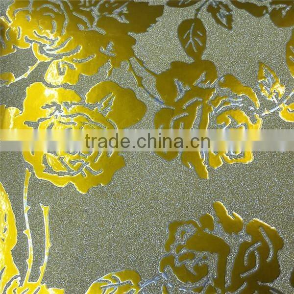 Custom printed decorative glitter paper roll