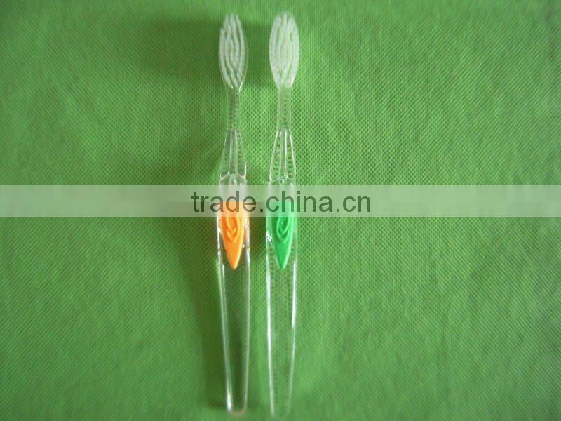 Transparent hearted shaped Toothbrush