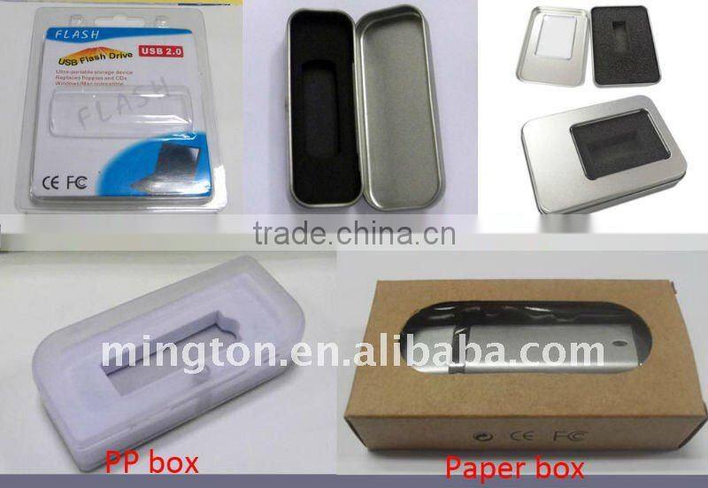 Metal triangle usb flash drive key ring