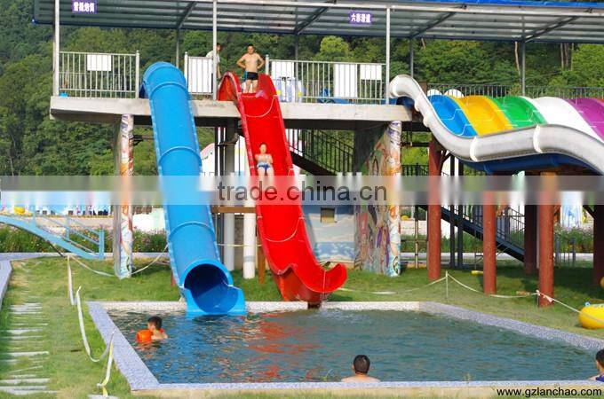 Amusement Park Fiberglass Water Slide Tubes for sale