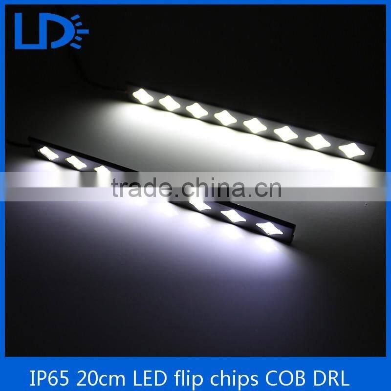 Hot sale auto drl cob flip chips led daytime running light Daylight Led